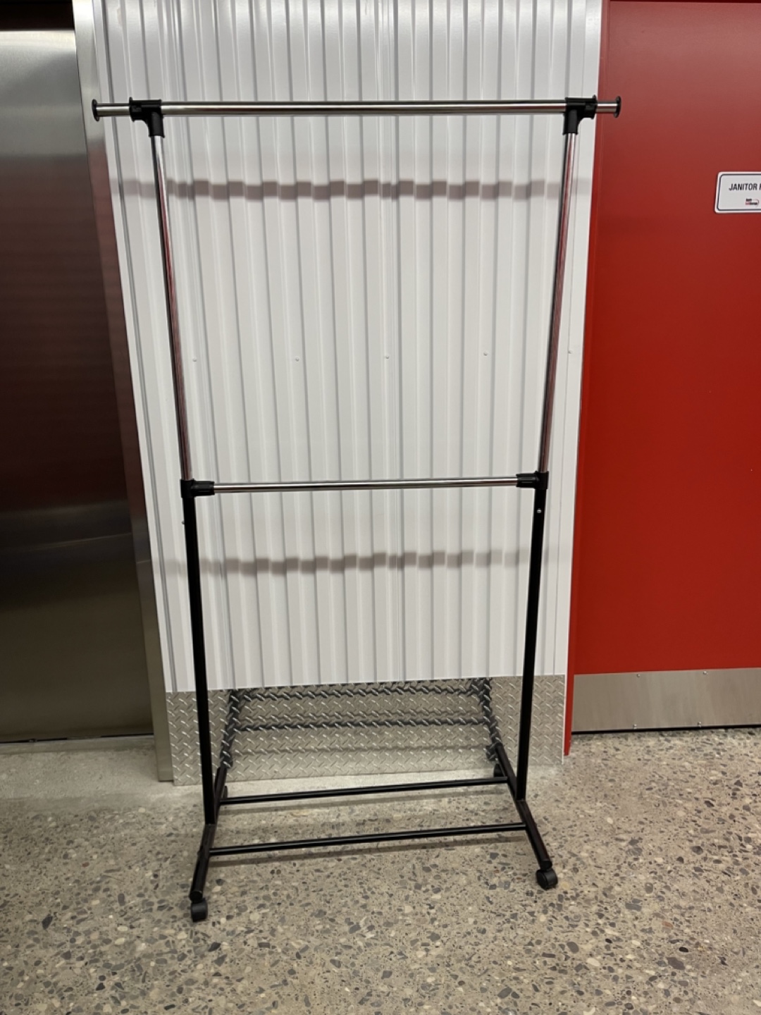 Double Clothing Rack
