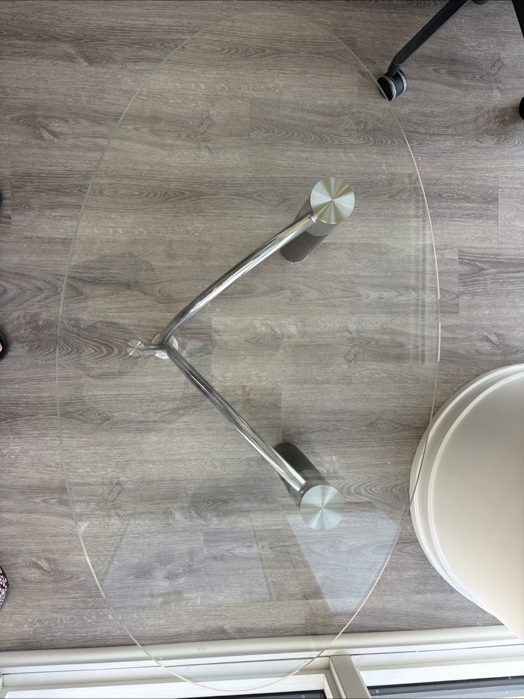 Modern Glass Oval Coffee Table - photo 2