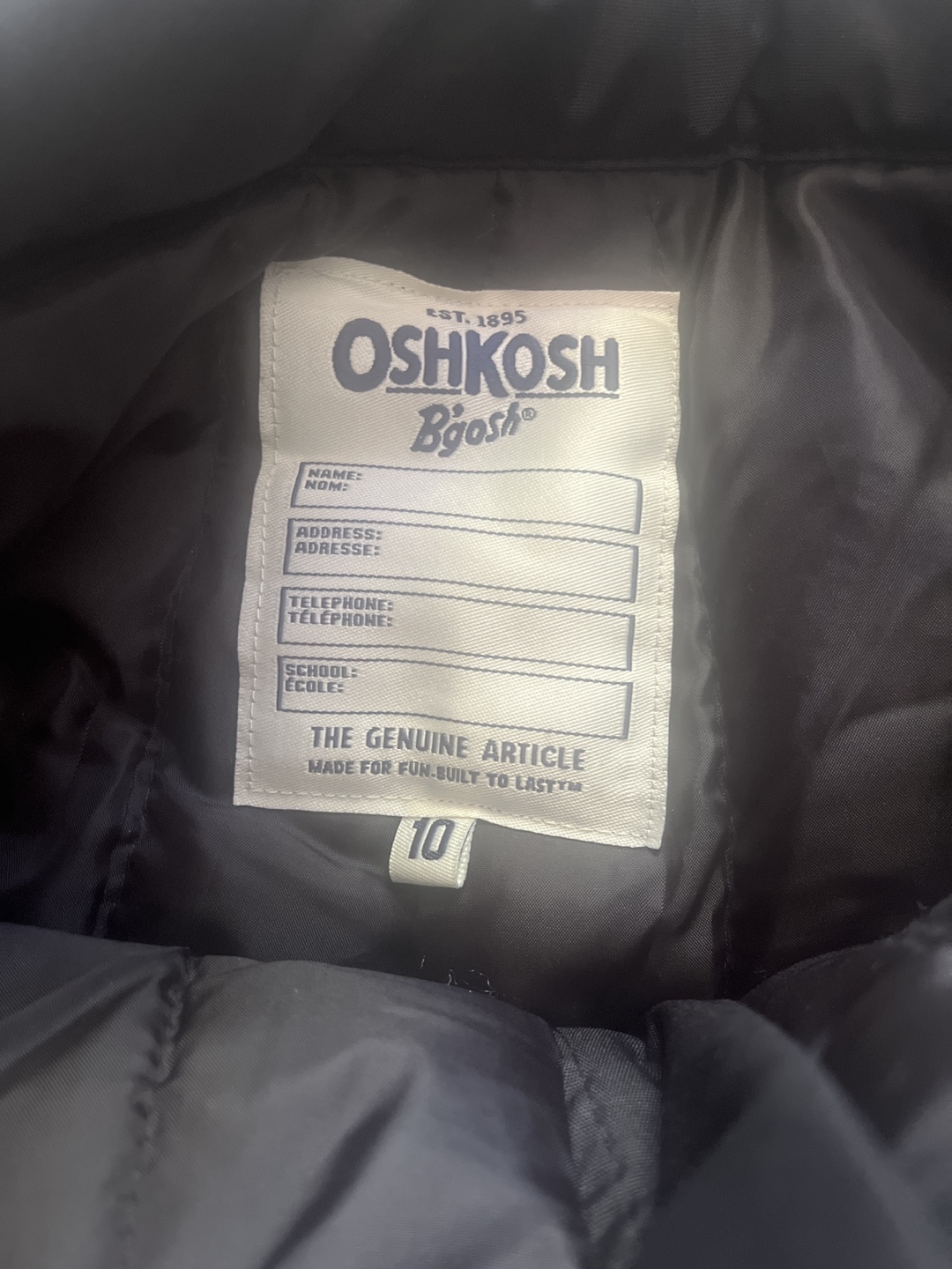 OshKosh B'Gosh Kids' Size 10 Snow Pants - photo 2