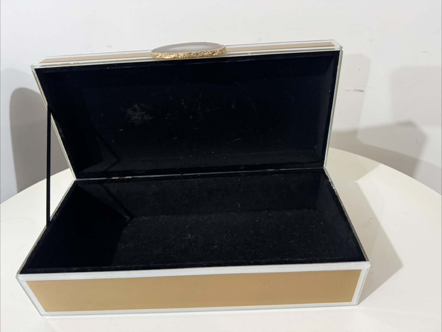 Gold Agate Jewelry Box - photo 4