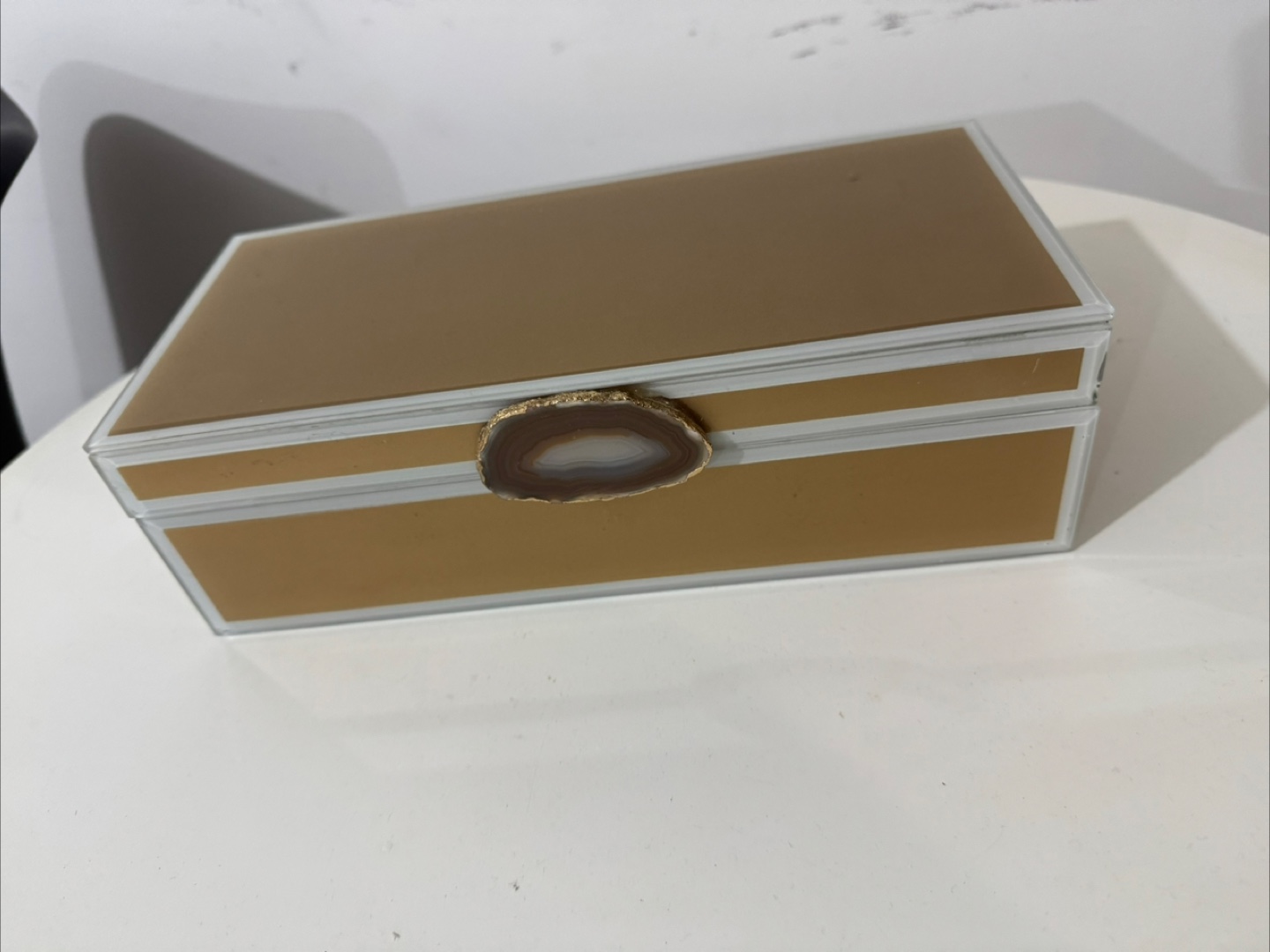 Gold Agate Jewelry Box - photo 2