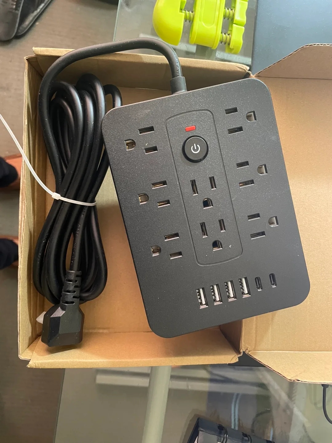 20 in 1 Power Extension 14 AC 4 USB 2 USB-C with 10 ft Cord thumbnail