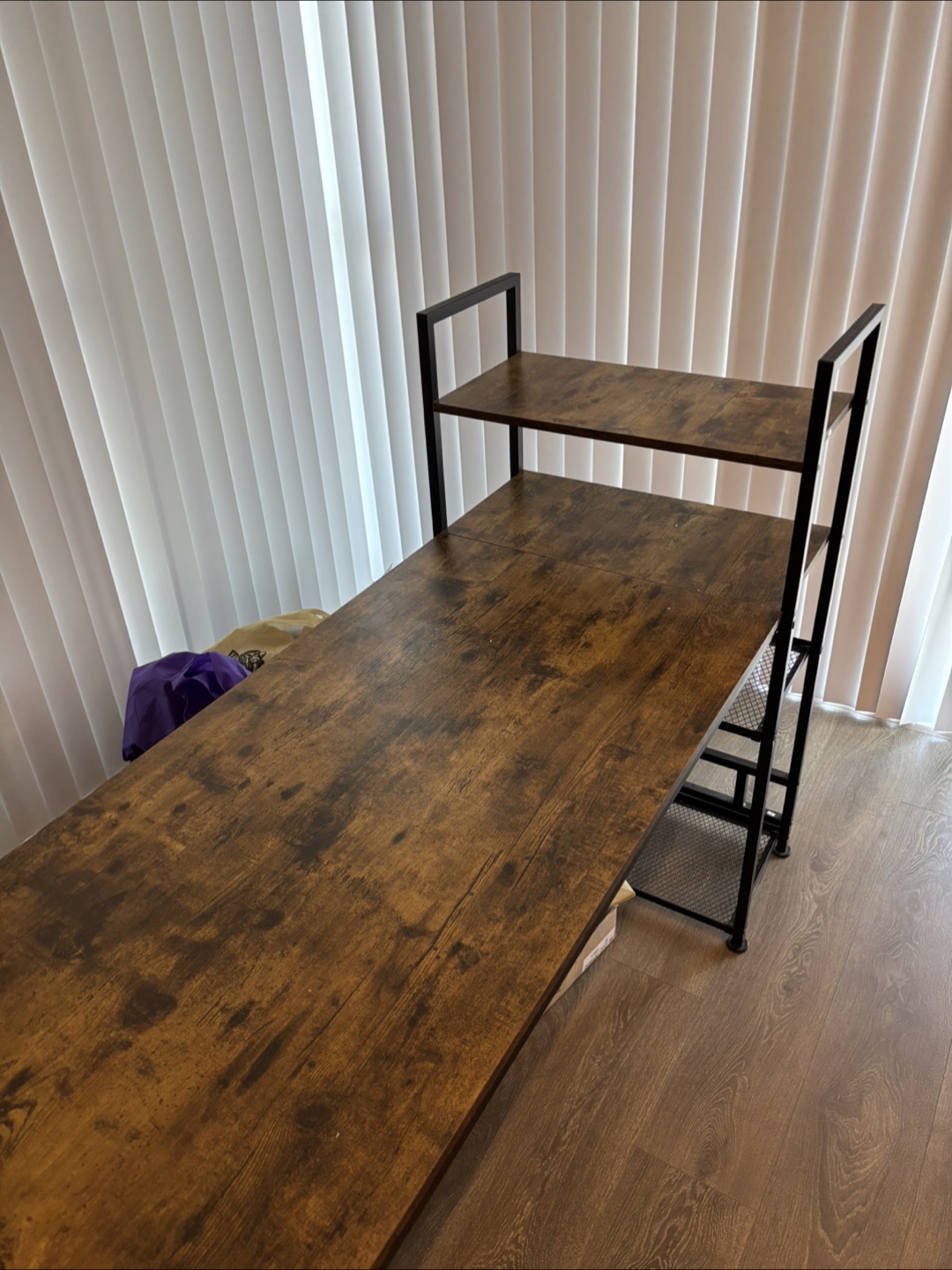 Computer Desk with Bookshelf (comes assembled) - photo 3