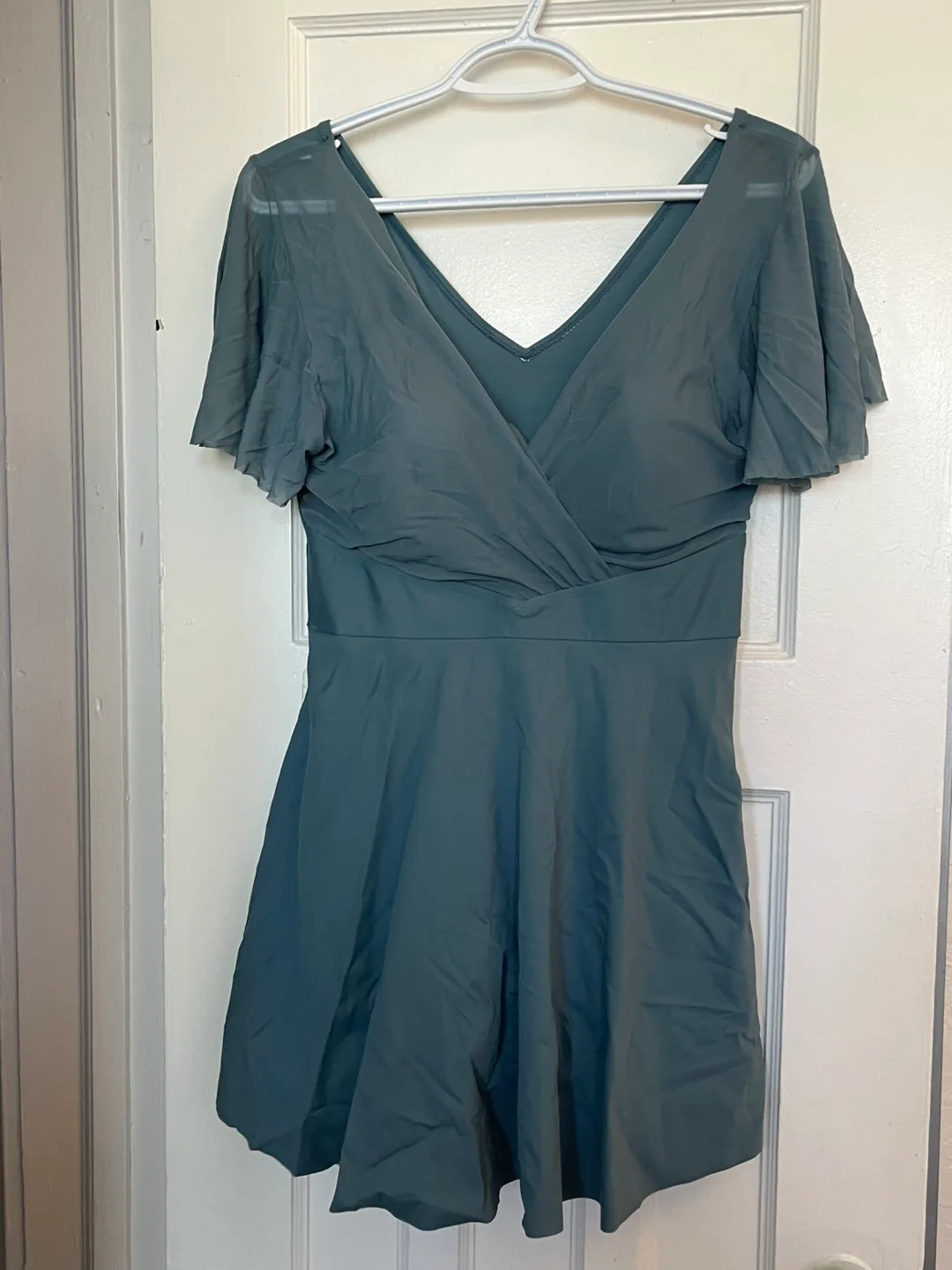 Women's Teal Blue Swim Dress image indicator(2)