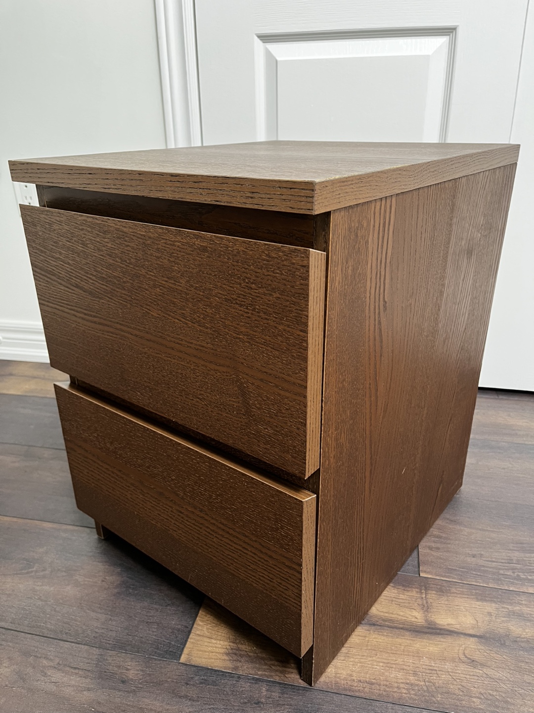 IKEA MALM Two-Drawer Nightstand - Walnut - photo 2