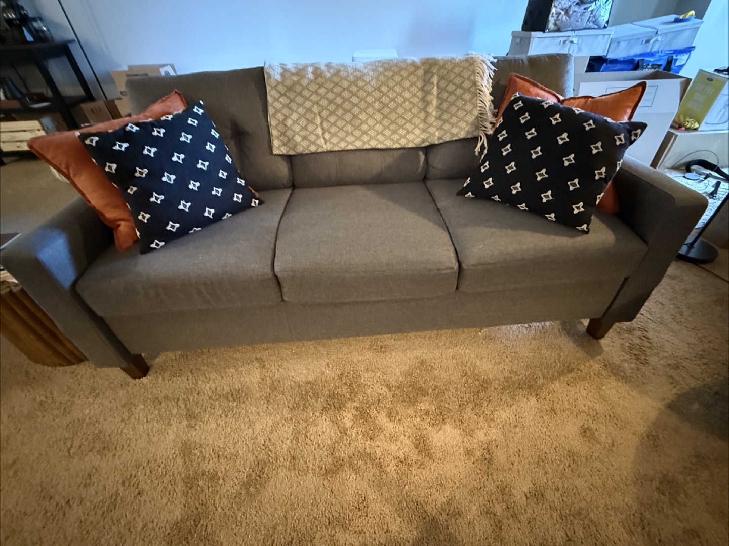 3 seater Gray Sofa - photo 3