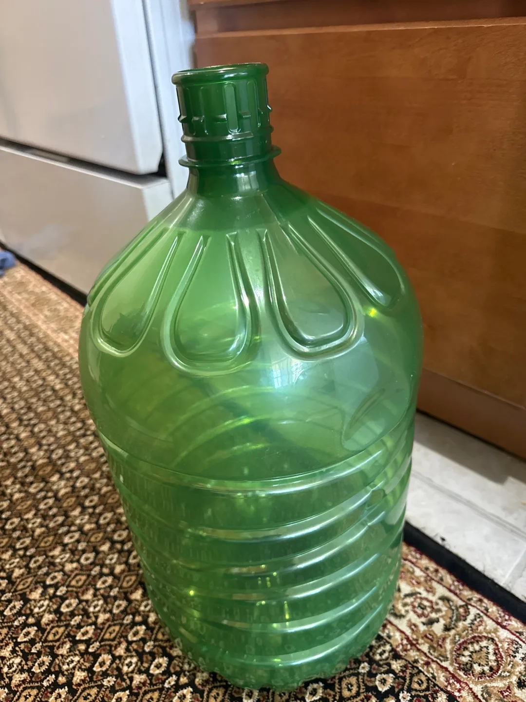 Large Green Plastic Water Bottle thumbnail
