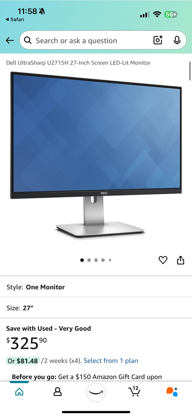 Dell U2715H 27-inch Monitor - photo 2
