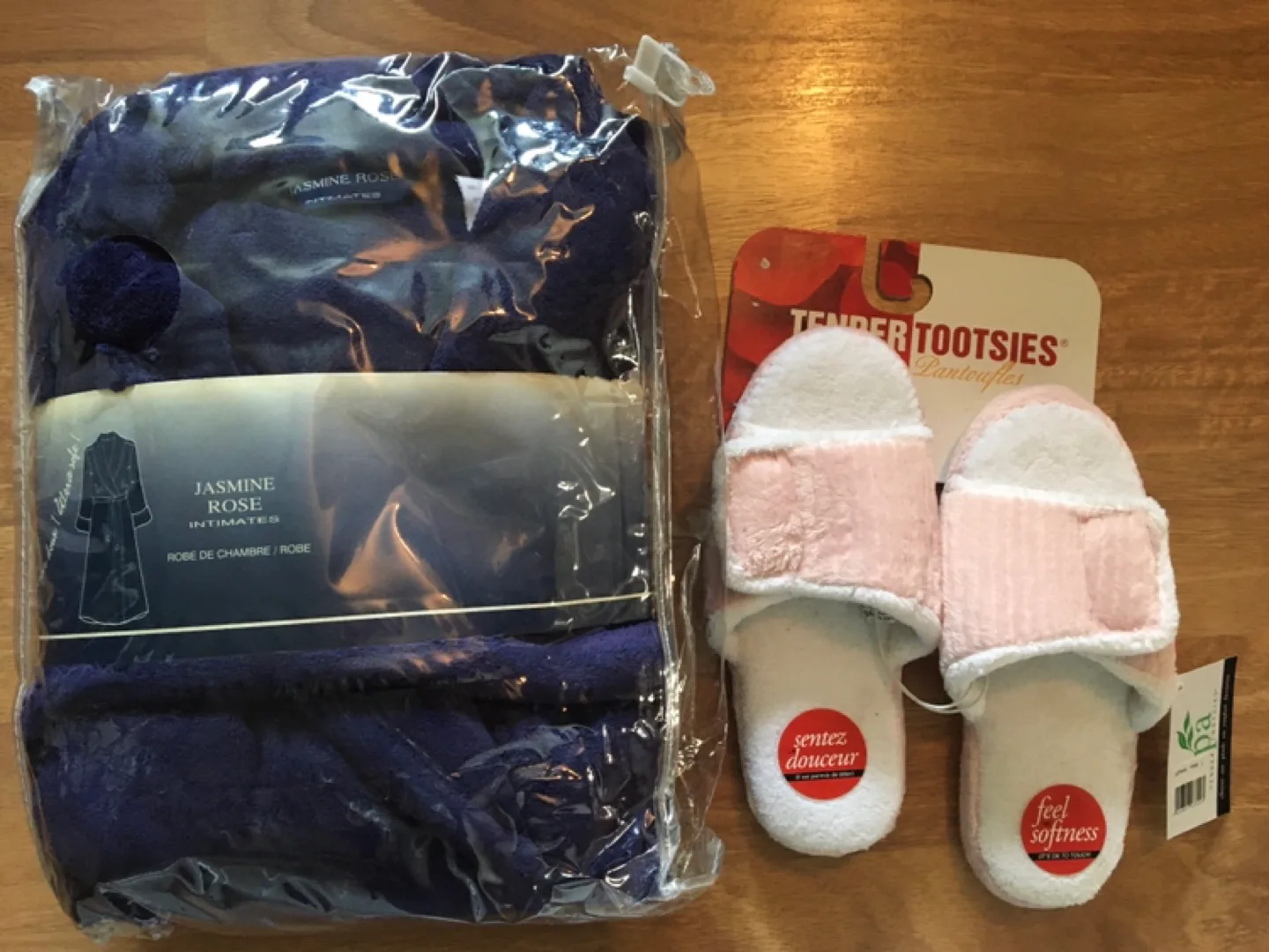 Jasmine Rose Robe and Tender Tootsies Slippers thumbnail