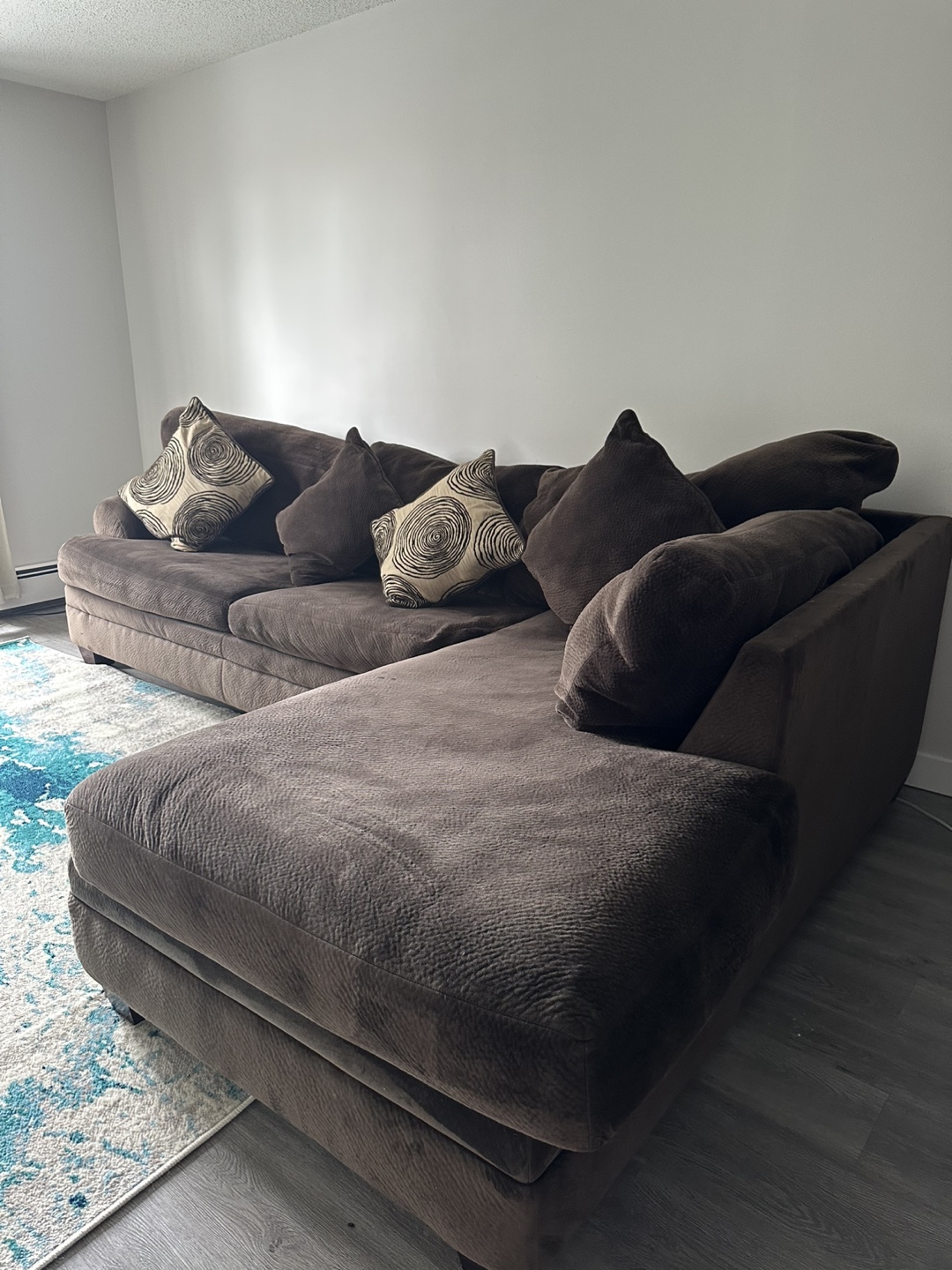 Brown Sectional Sofa - photo 4