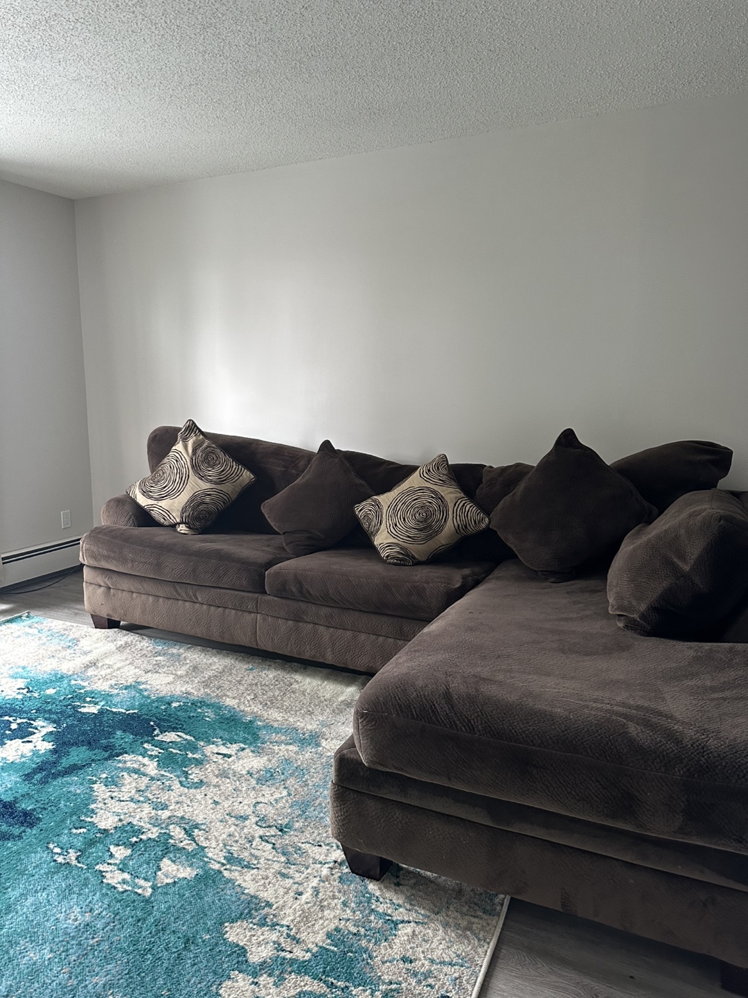 Brown Sectional Sofa - photo 3