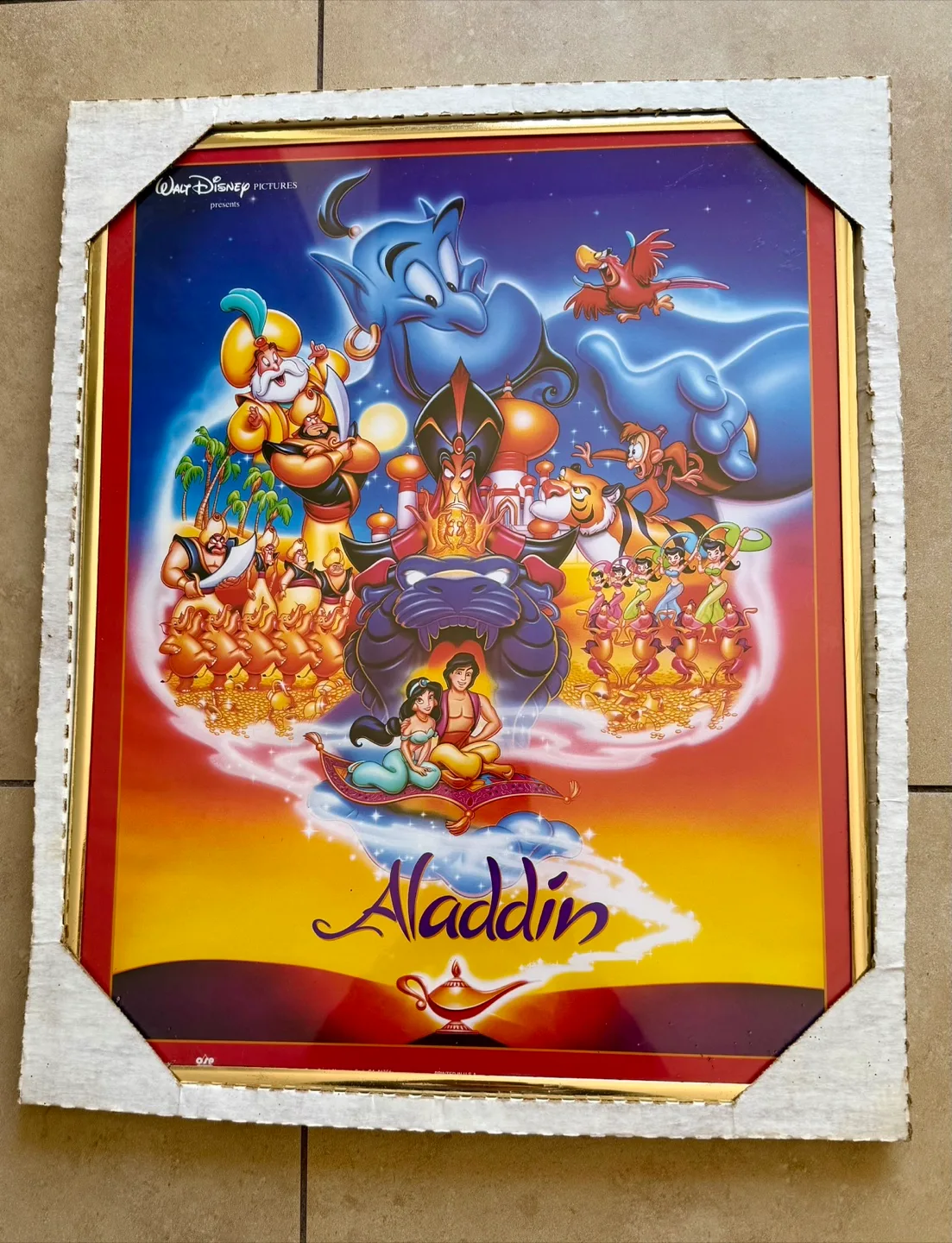 Disney theme on brass frames image indicator(2)