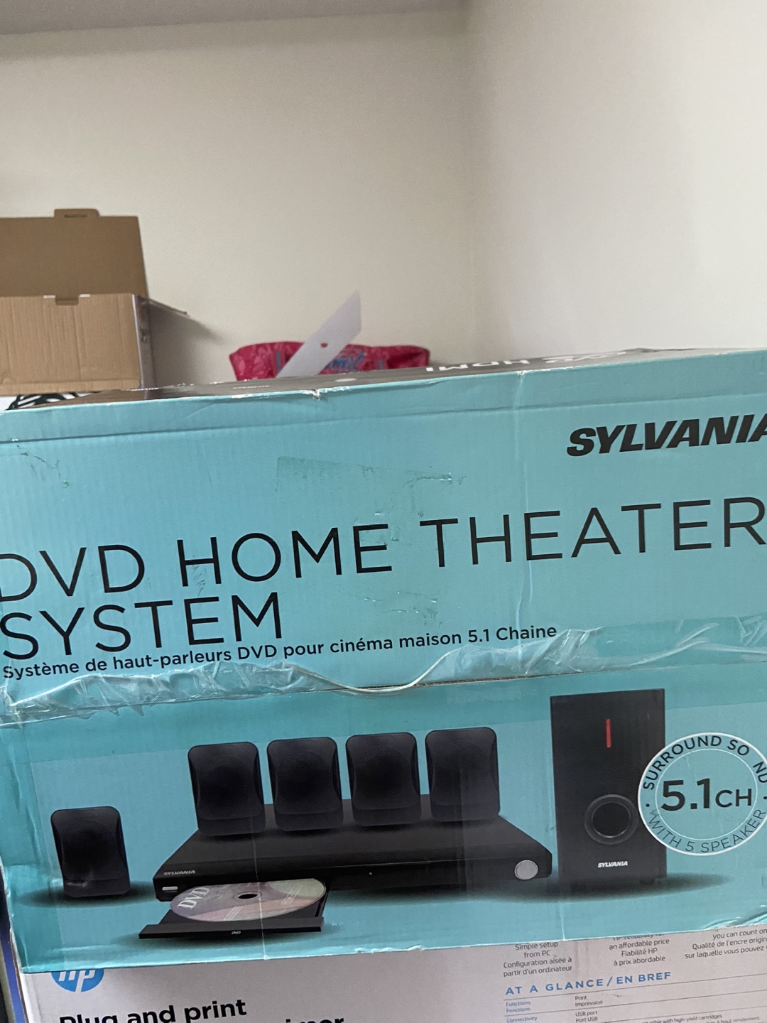 Sylvania 5.1 Channel DVD Home Theater System - New in Box