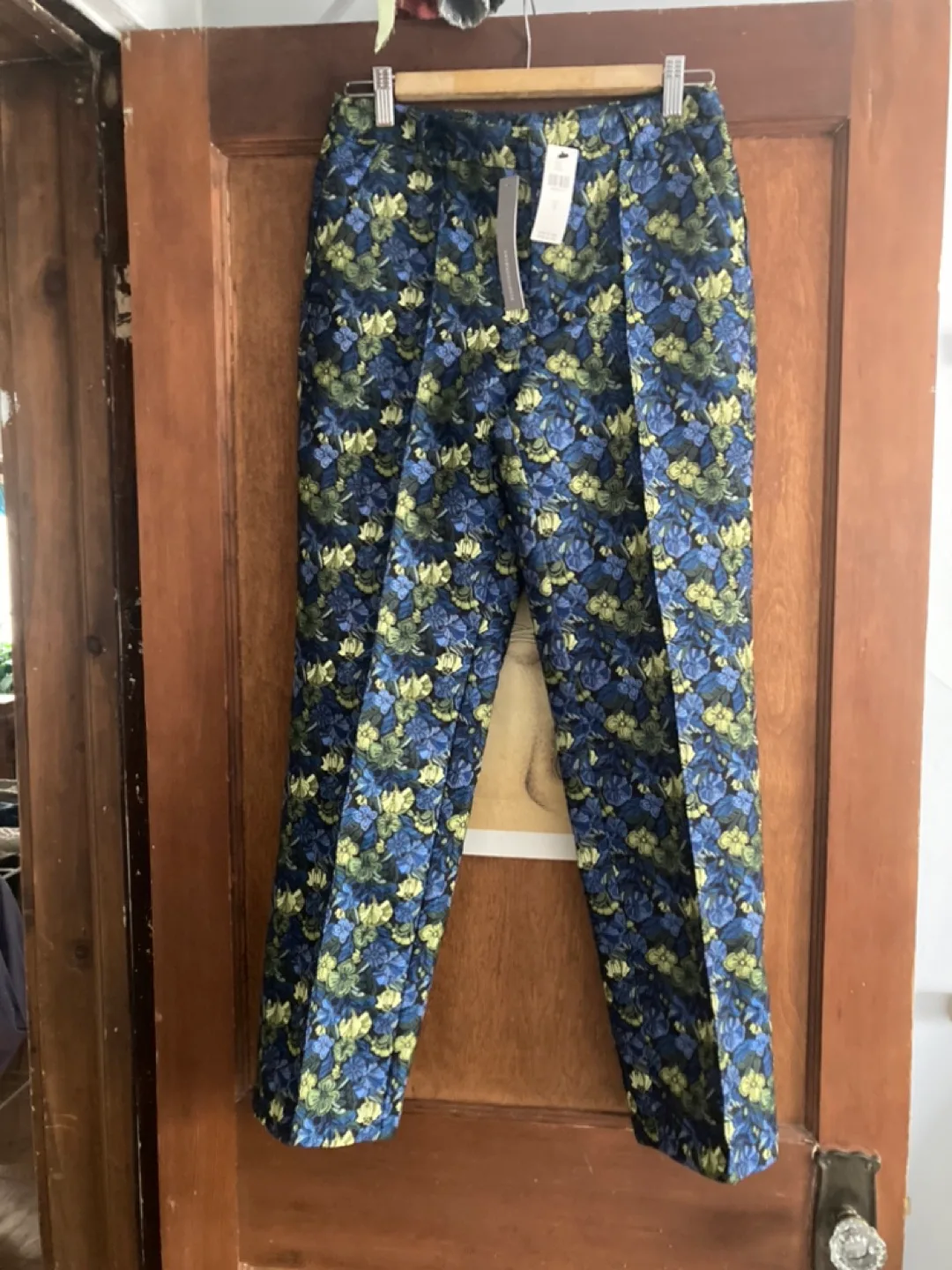 Current/Elliott x Anthropologie floral pants, size small thumbnail
