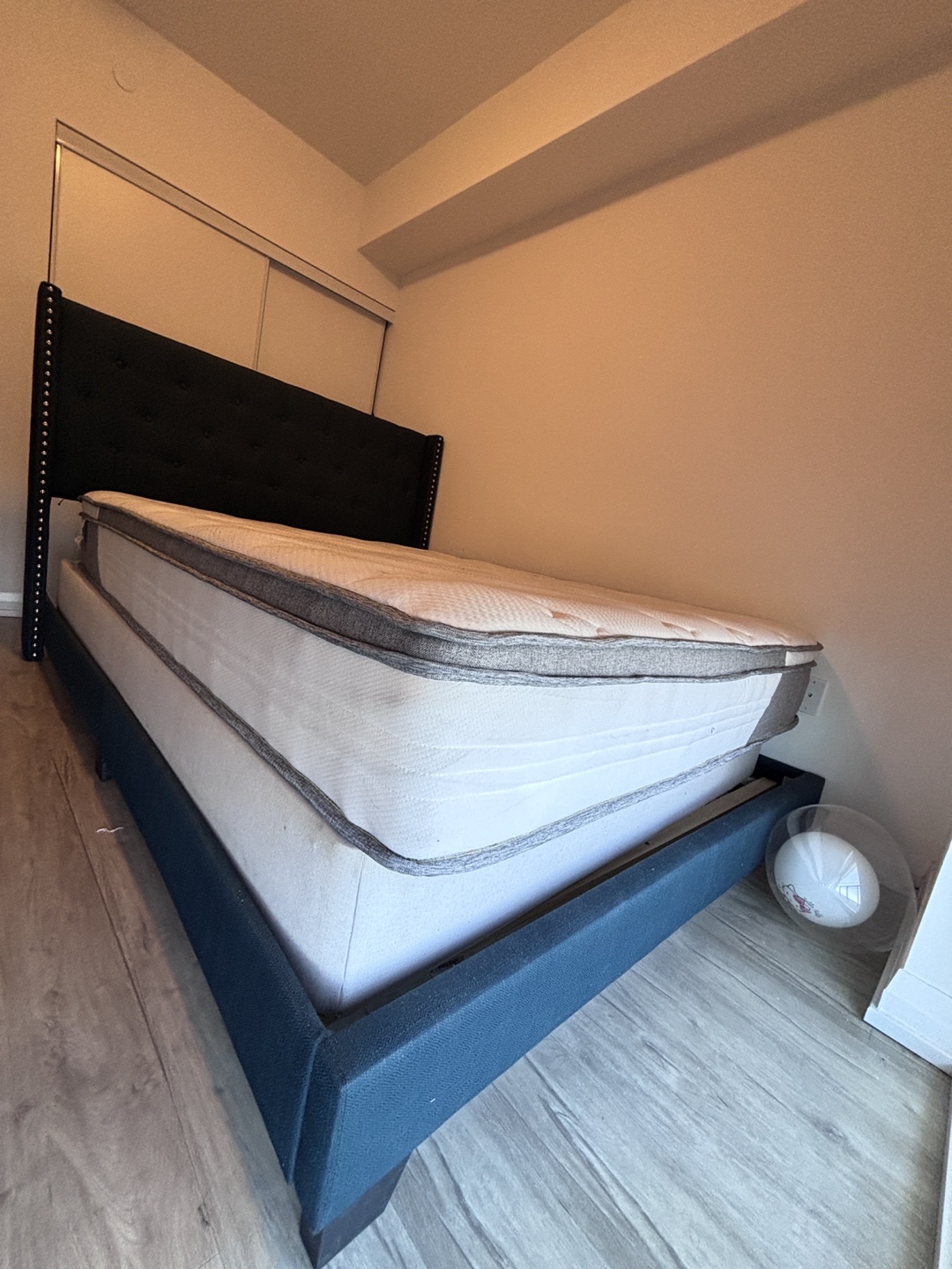 Queen Bed Frame and Mattress Set , Box Spring