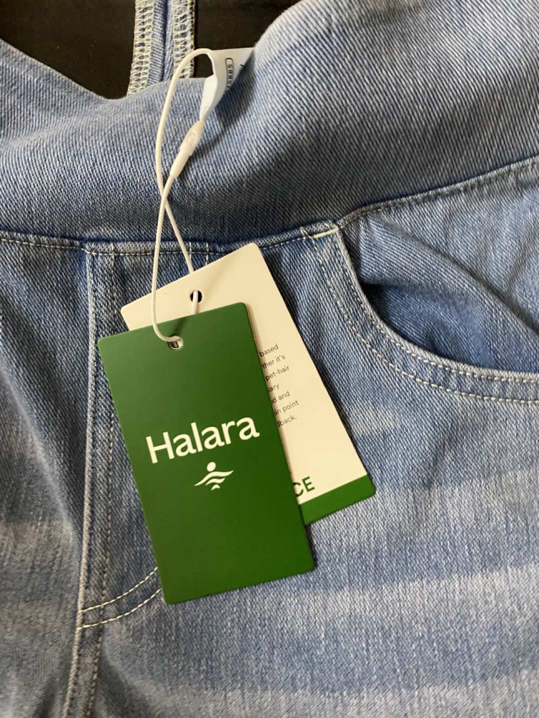 Halara Wide Leg Jeans - Gray Blue Denim - Size XS - photo 5