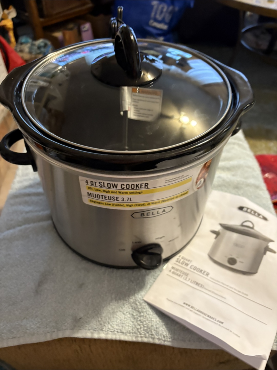 Bella 4-Quart Slow Cooker - photo 2