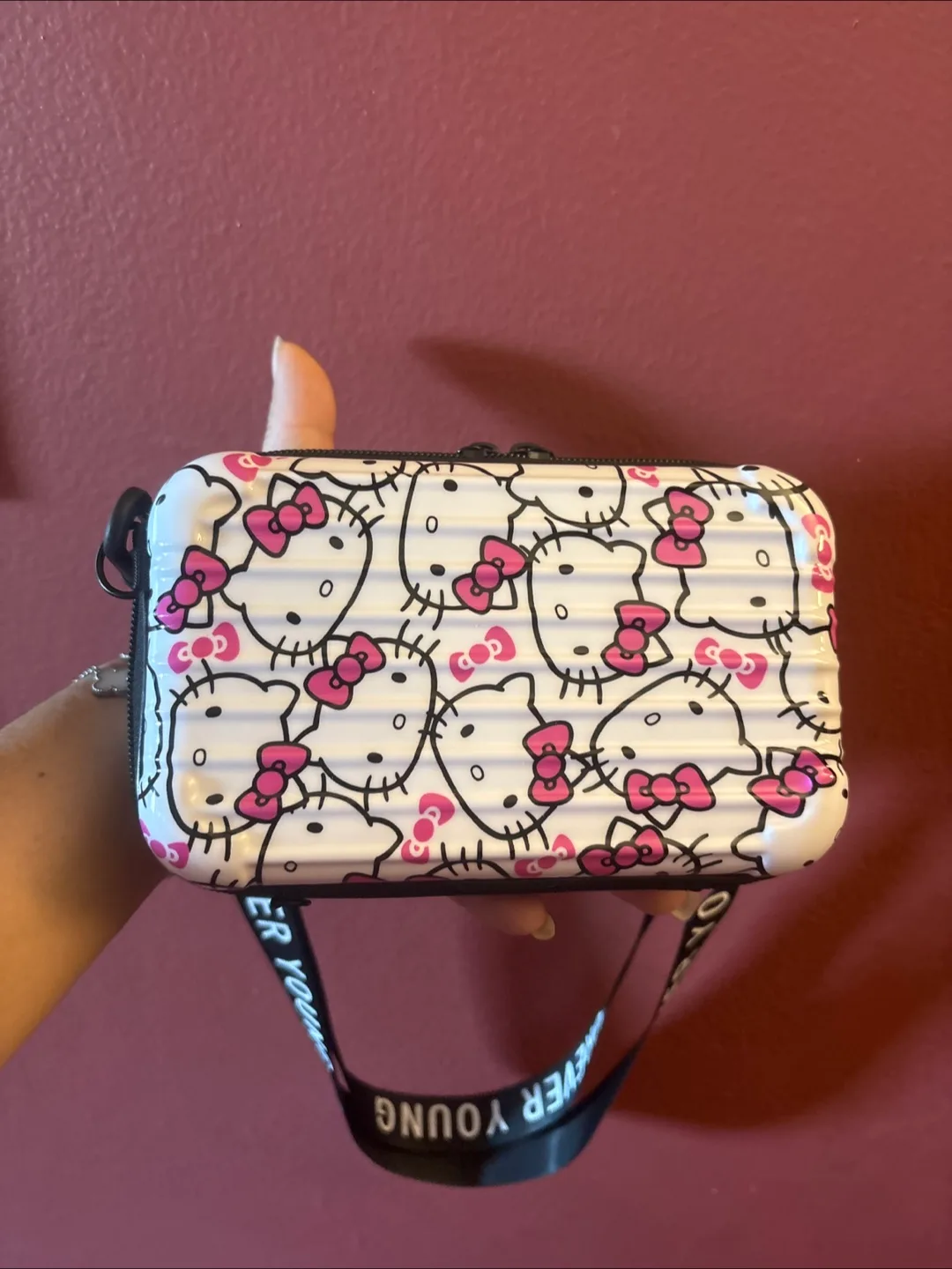 Hello Kitty Suitcase Crossbody Bag New image indicator(2)