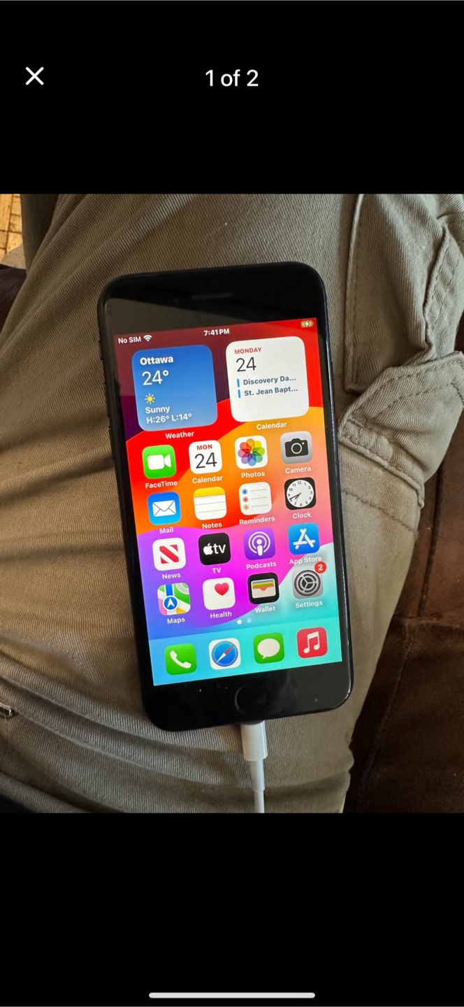 iPhone SE (2020) - 64GB - Black