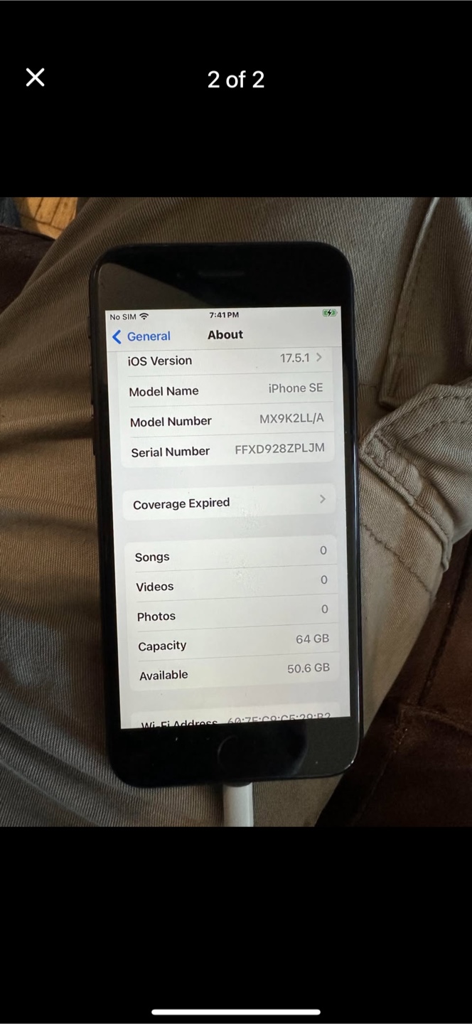iPhone SE (2020) - 64GB - Black - photo 2