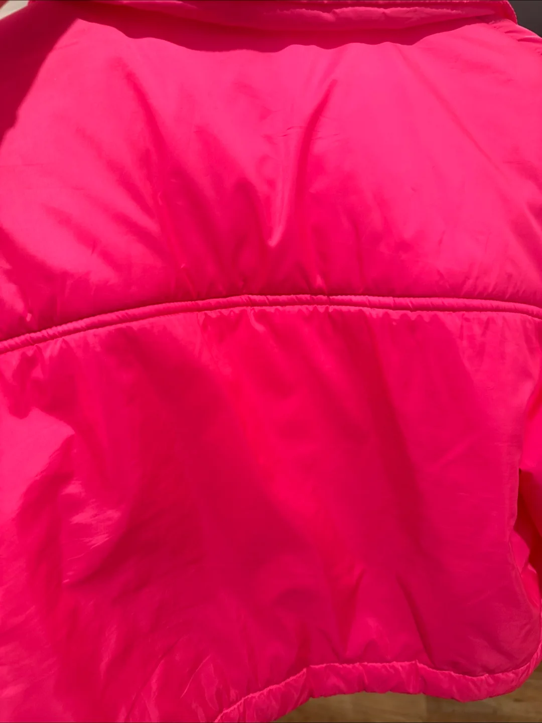 Bright Pink Zara Puffer Jacket - Size Small image indicator(4)