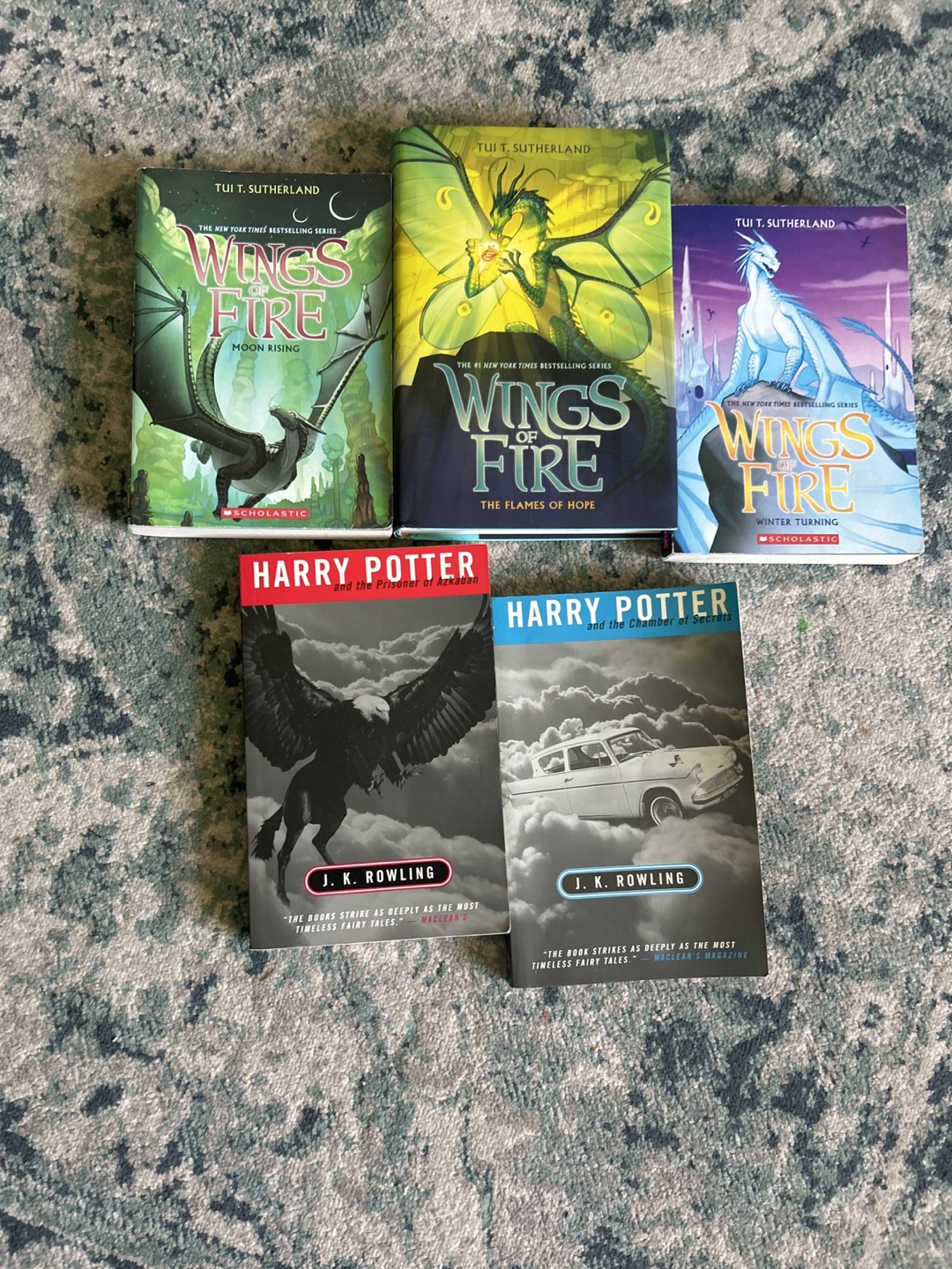 Wings of Fire & Harry Potter Books