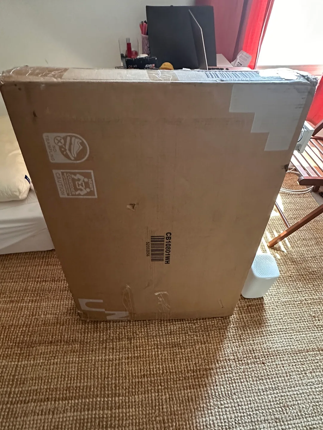 White , Brand New Tangkula Wall Mounted Fold Out Desk image indicator(2)