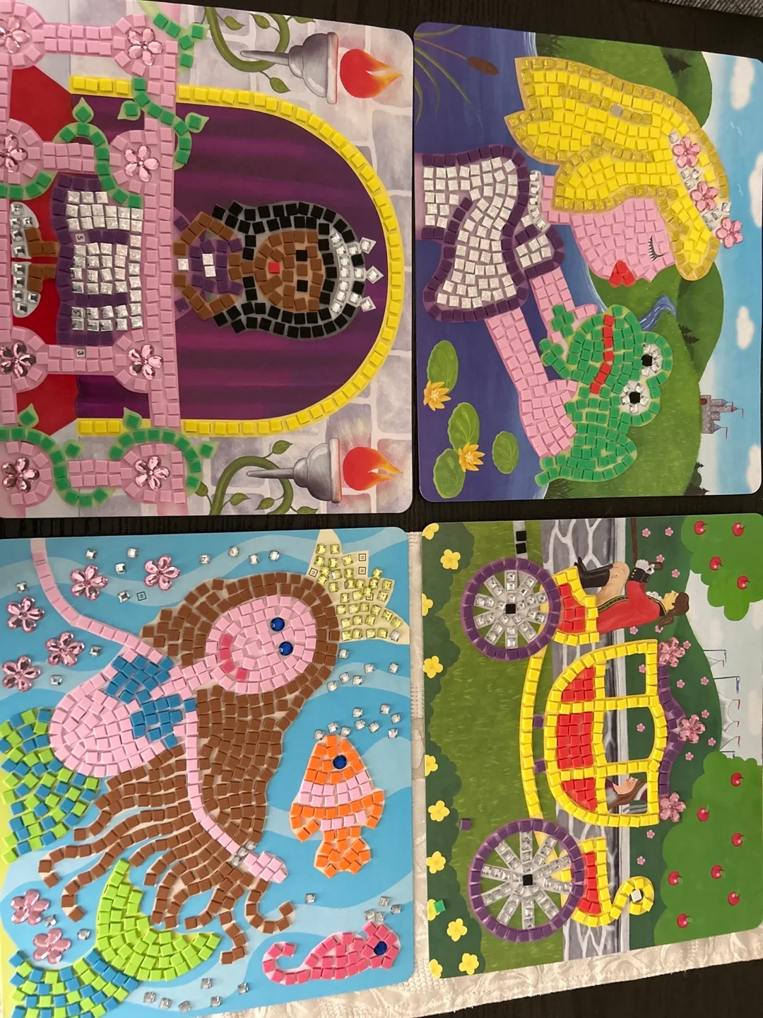 Mosaic Sticker Art Kits - Princesses, Unicorns & Rockstars! thumbnail