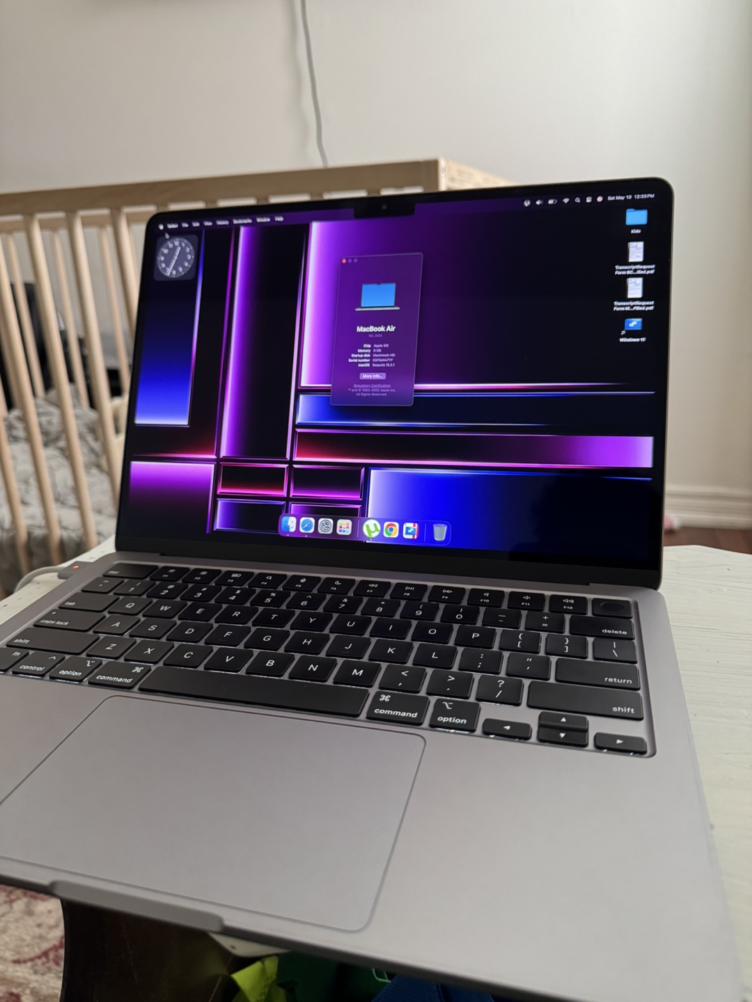 MacBook Air M2 8GB RAM - 28 charging cycles only - photo 2