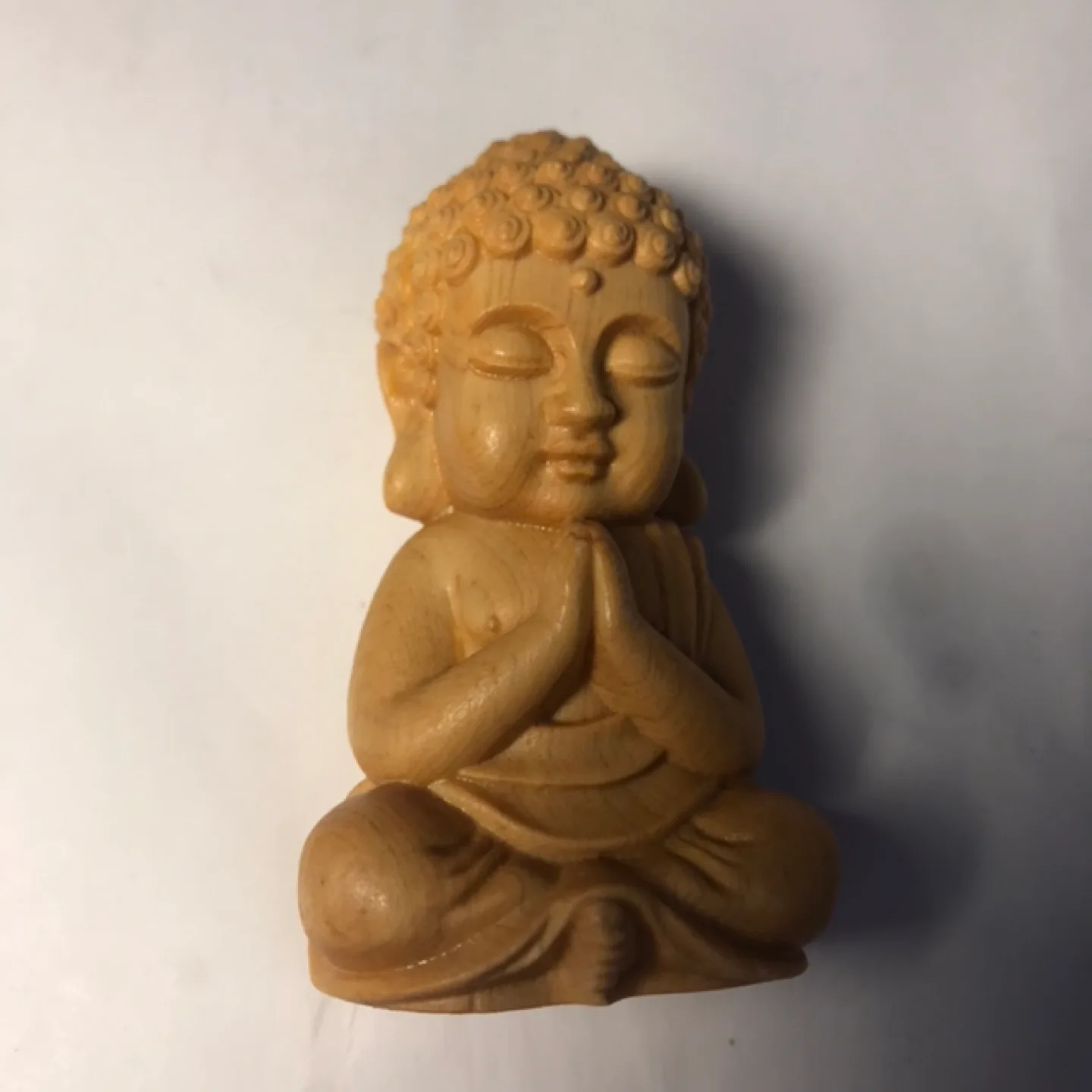 Wooden Little Buddha Statue thumbnail