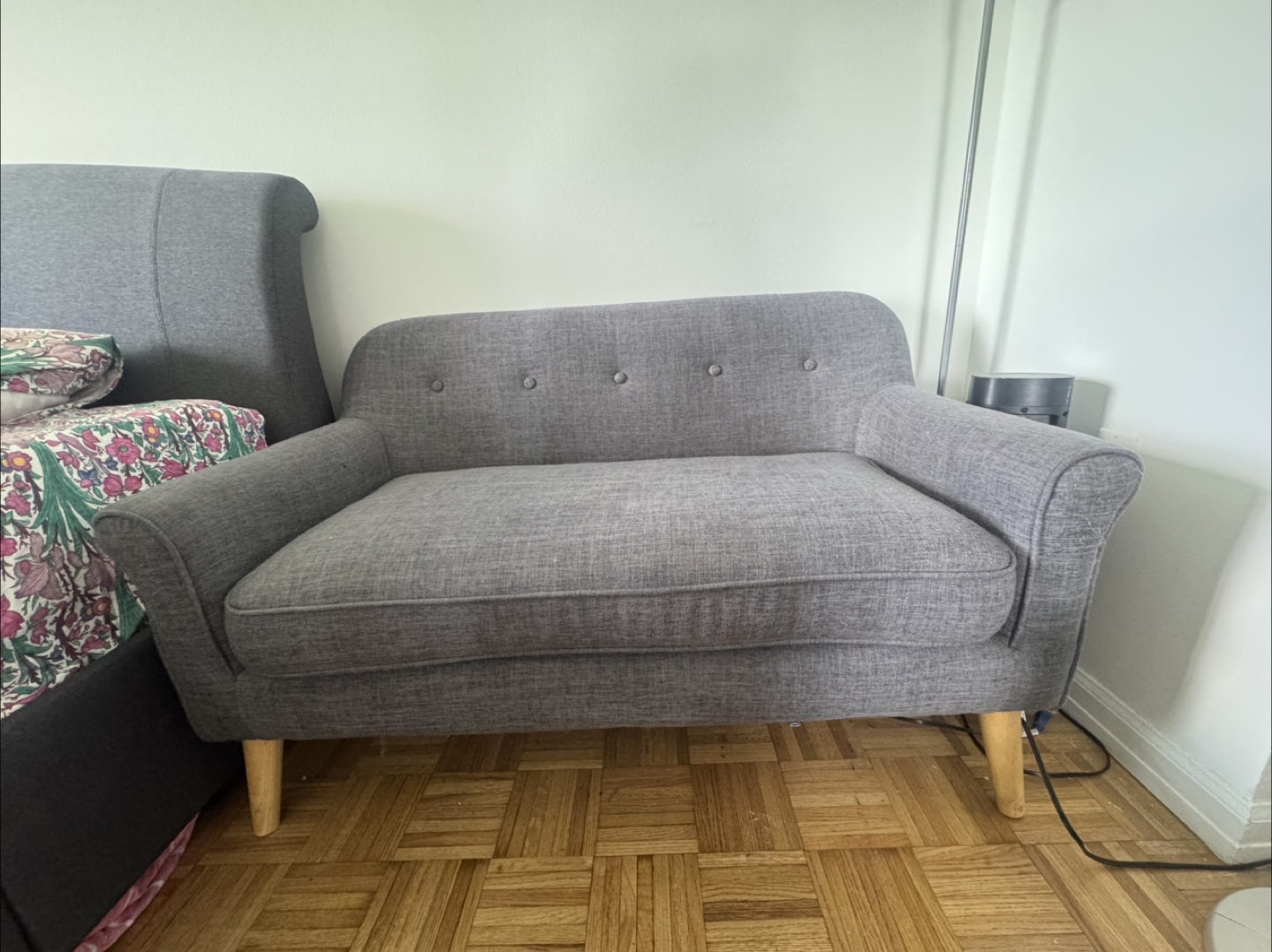 Gray Small Sofa
