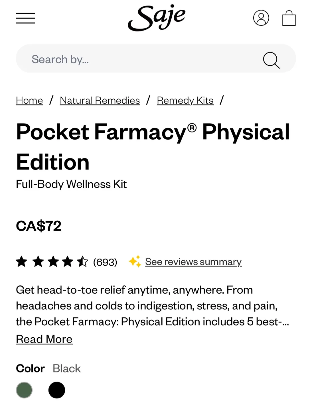 Saje Pocket Pharmacy Physical Edition Kit image indicator(4)