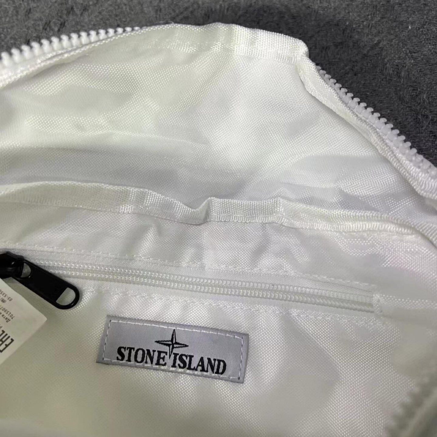 Stone Island White Waist Bag - photo 4