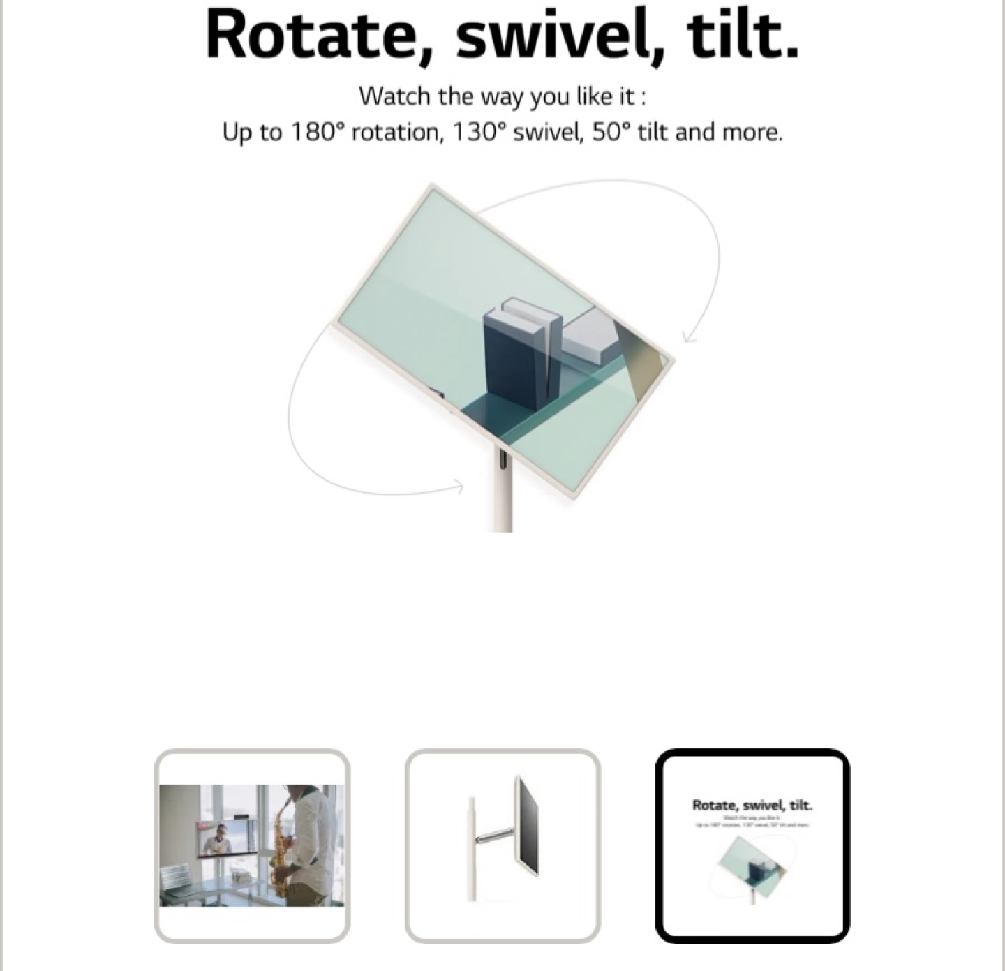 LG StanbyME Roll-up Smart Touchscreen - photo 4