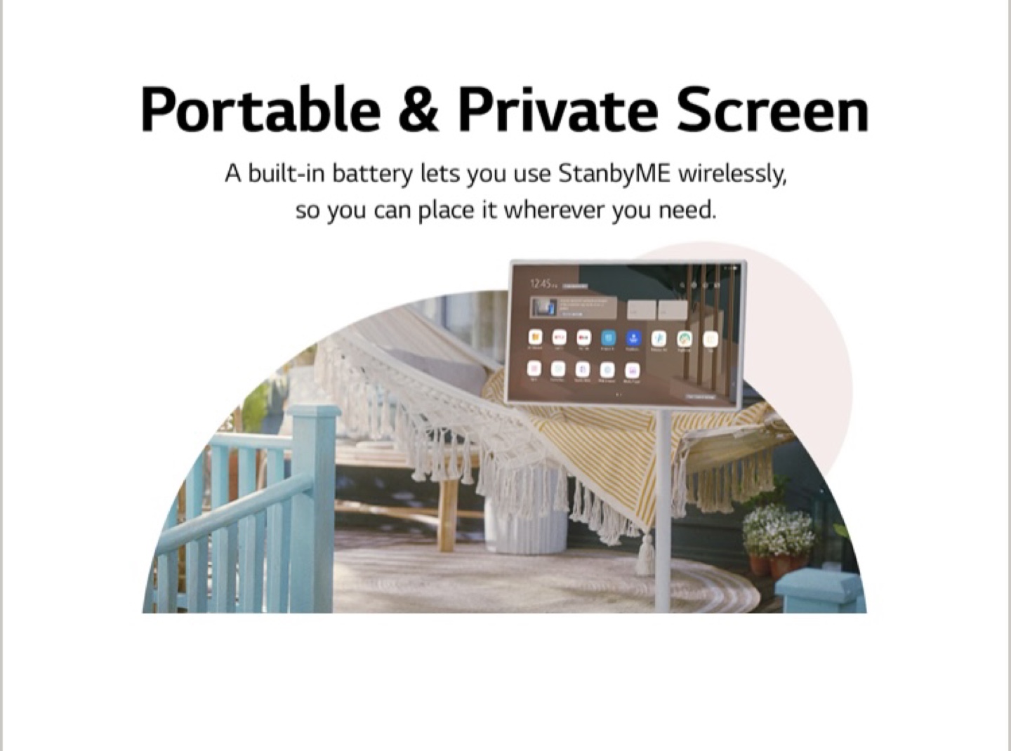 LG StanbyME Roll-up Smart Touchscreen - photo 5