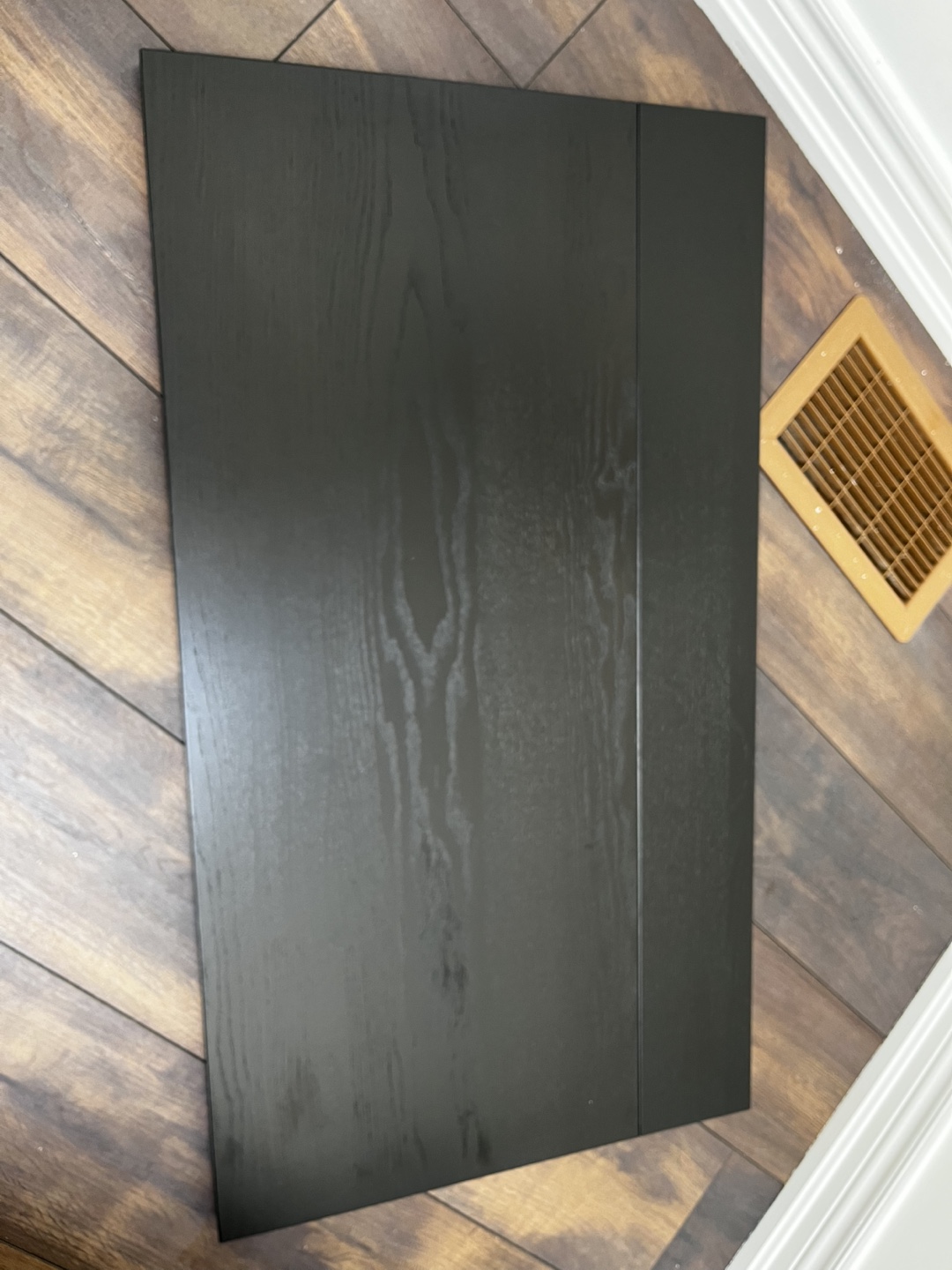 IKEA BJURSTA Wall-Mounted Drop-Leaf Table - Brown-Black - photo 3
