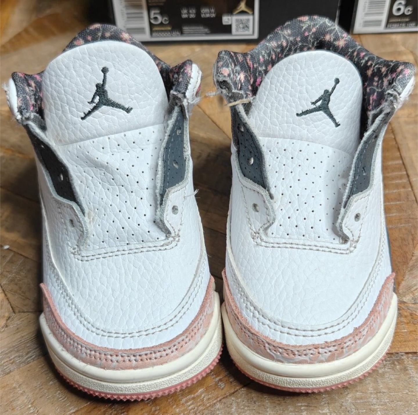Jordan 3 SE Toddler Shoes - Floral Print