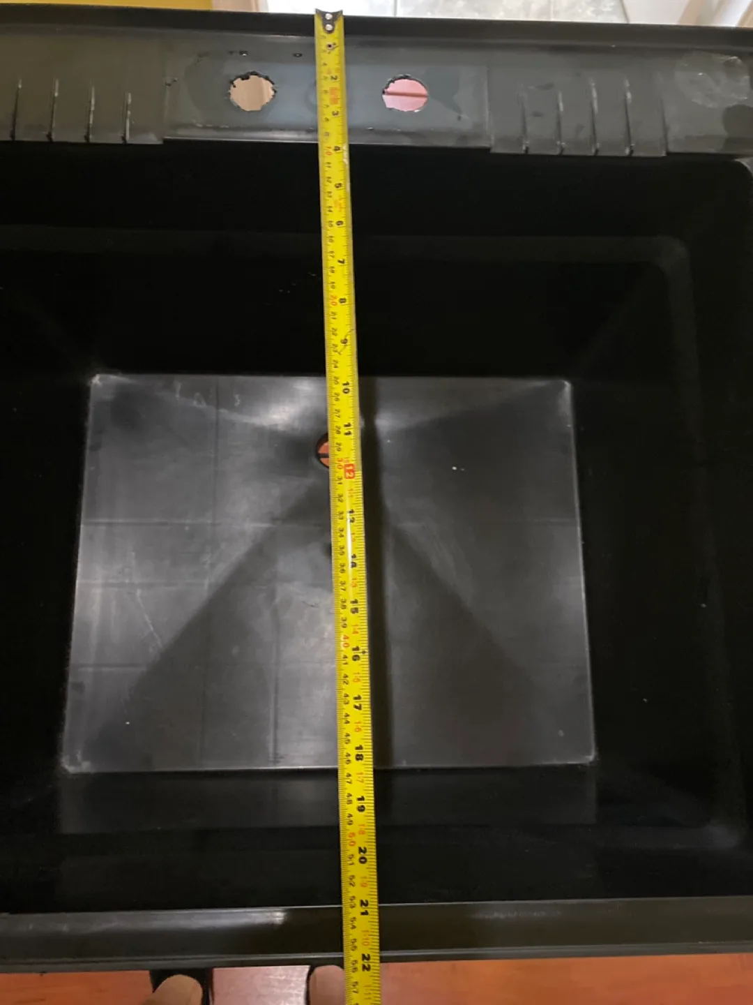 Black Plastic Utility Sink with Stand image indicator(5)