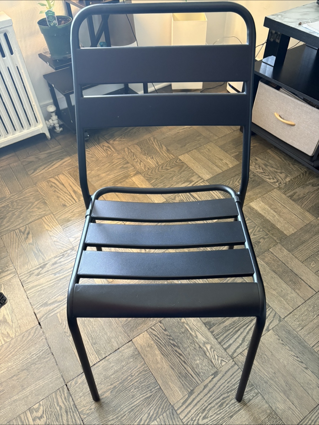 MUST GO Black Metal Bistro Set - Table and Two Chairs - photo 2