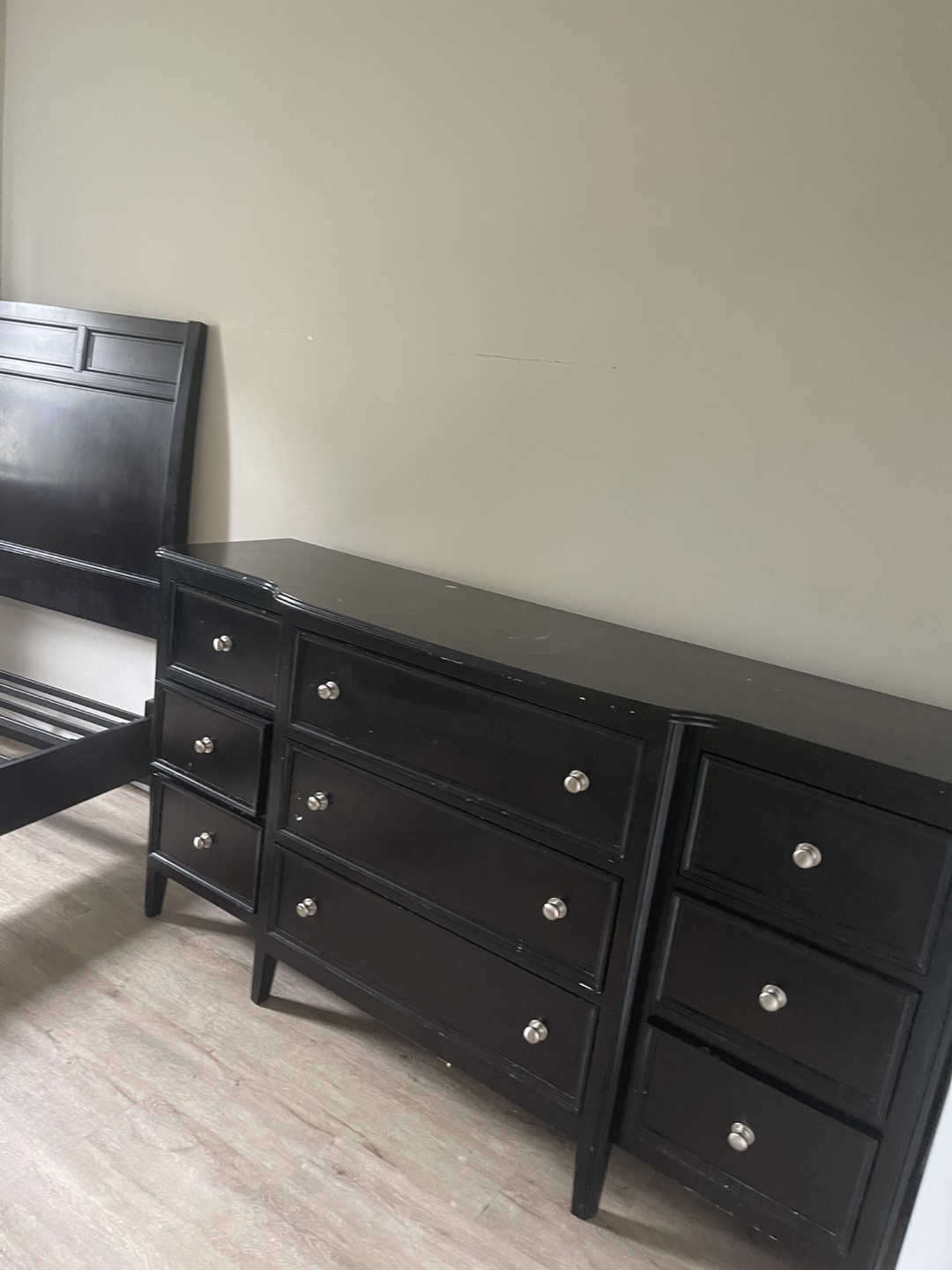 Dark Brown Double Dresser