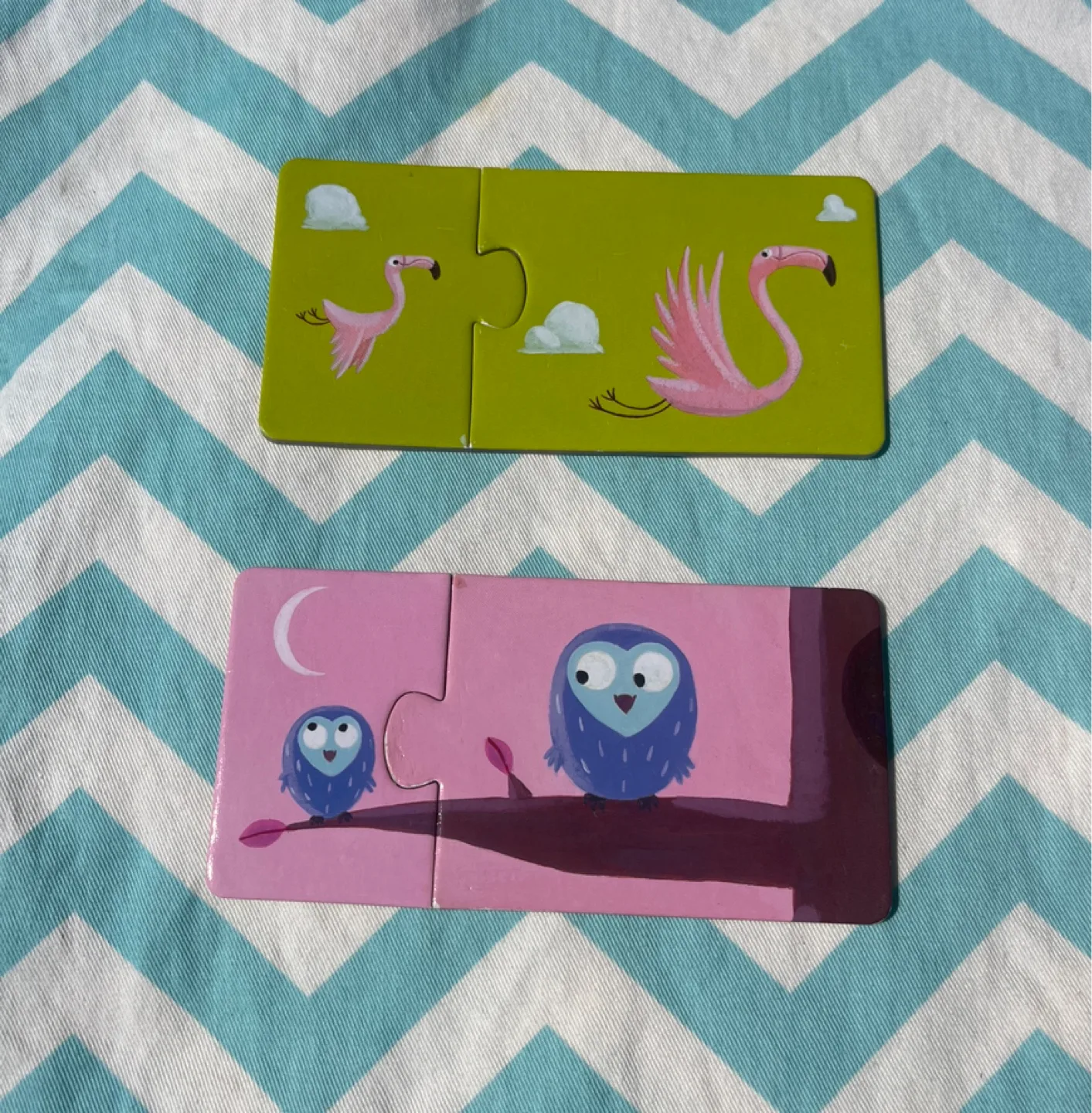 Djeco Puzzle Duo - 12 Animal Puzzles for Toddlers image indicator(3)