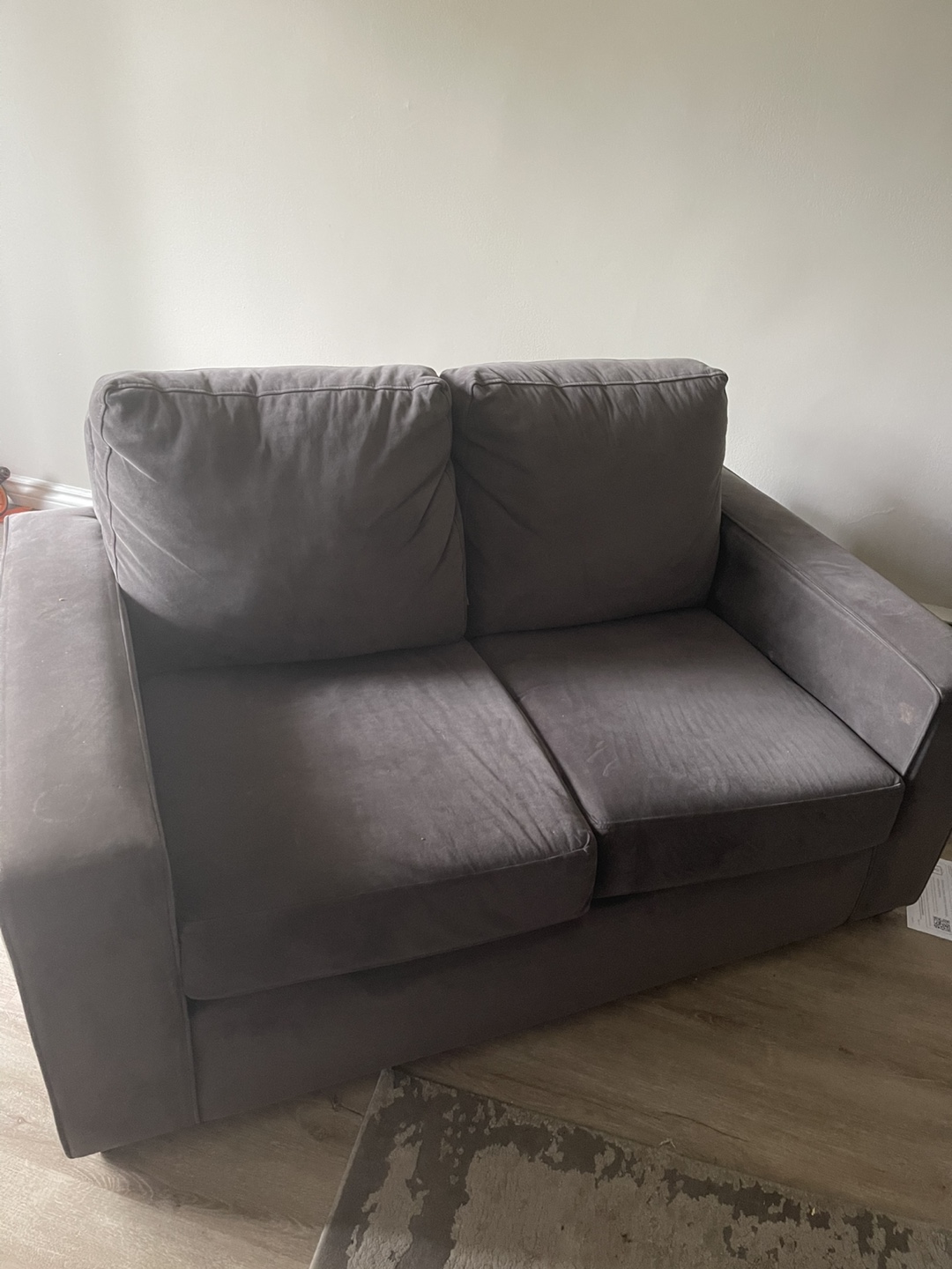Dark Grey Loveseat