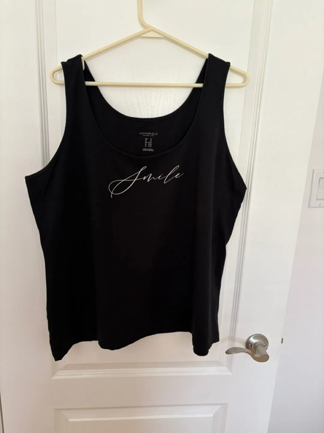 Addition Elle Black Tank Top - Size 2X thumbnail