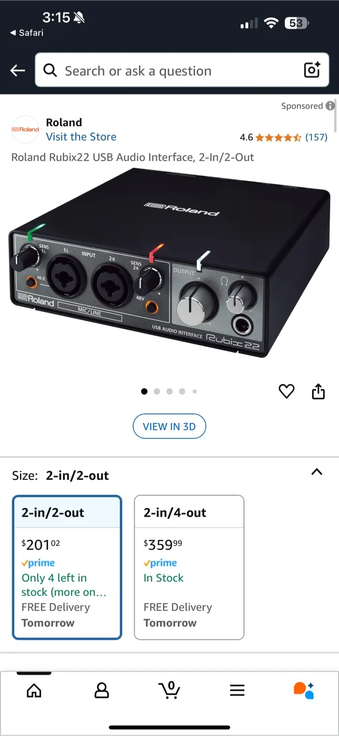 Roland rubix22 audio interface image indicator(3)