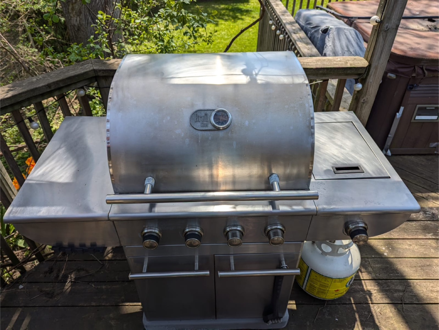 Four-burner Stainless Steel BBQ Grill - photo 3