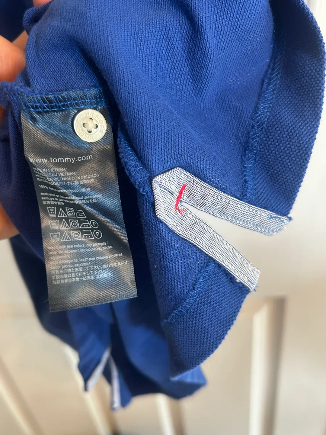 Tommy Hilfiger Men's Custom Fit Polo Shirt - XXL - Blue image indicator(3)