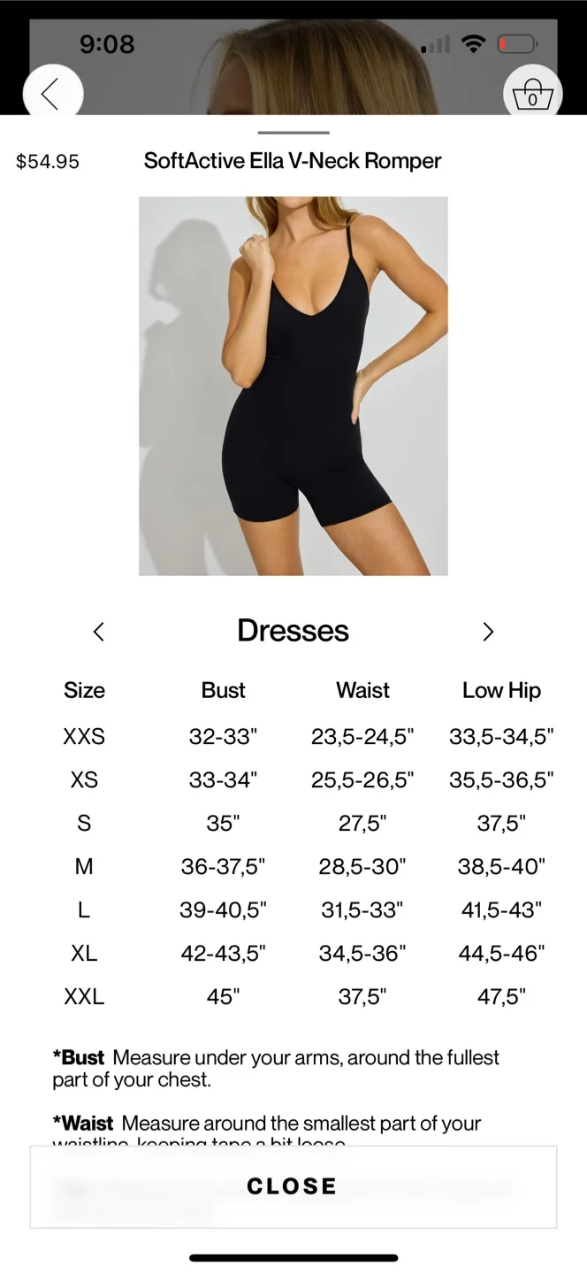 Garage Black V-Neck Romper image indicator(6)