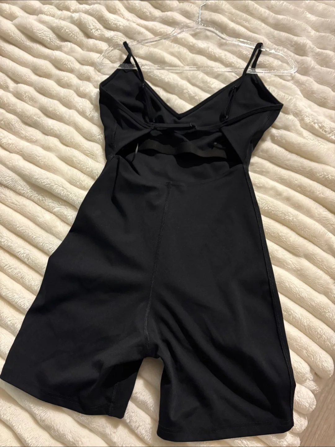 Garage Black V-Neck Romper image indicator(4)