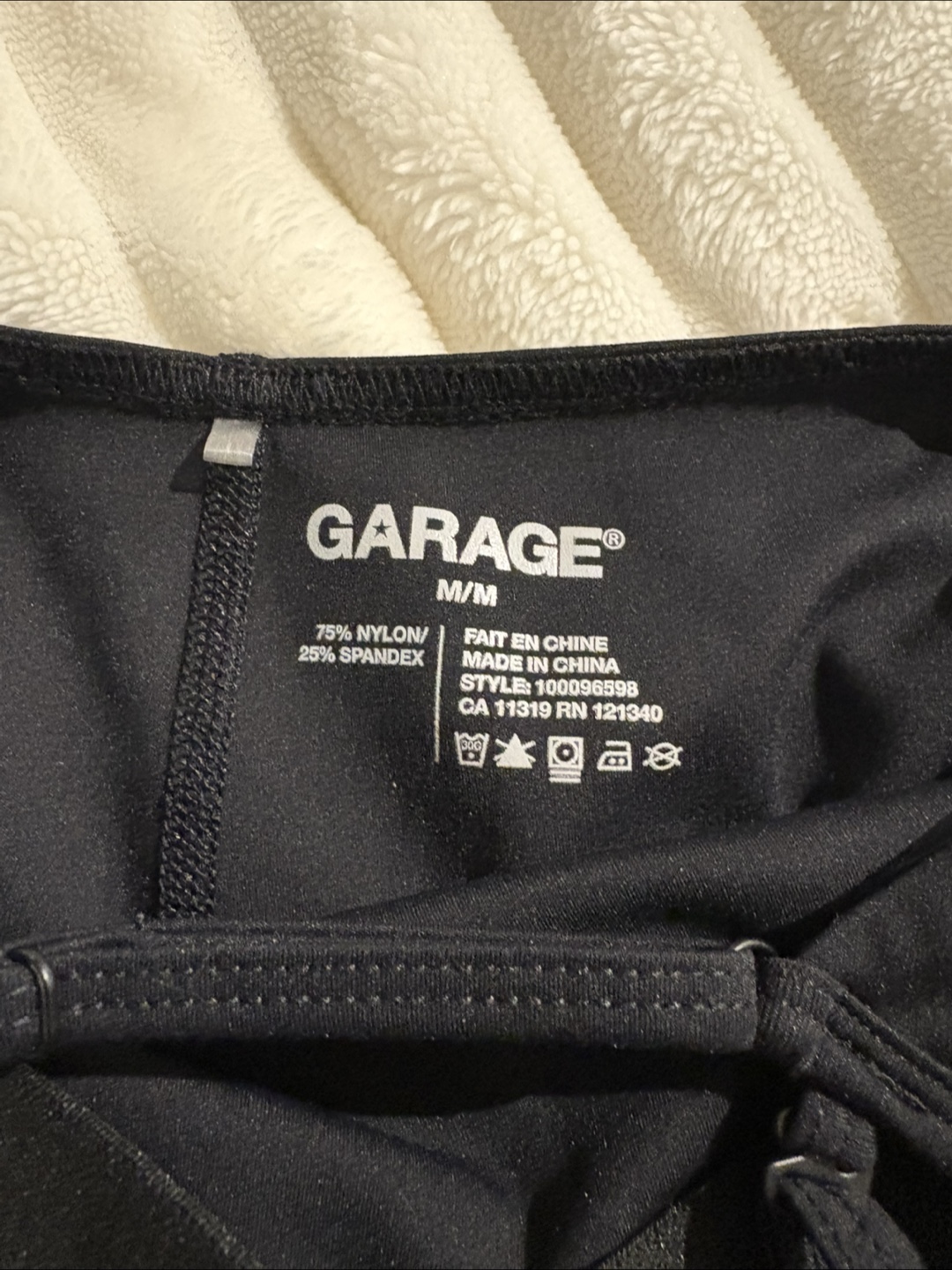 Garage Black V-Neck Romper - photo 5