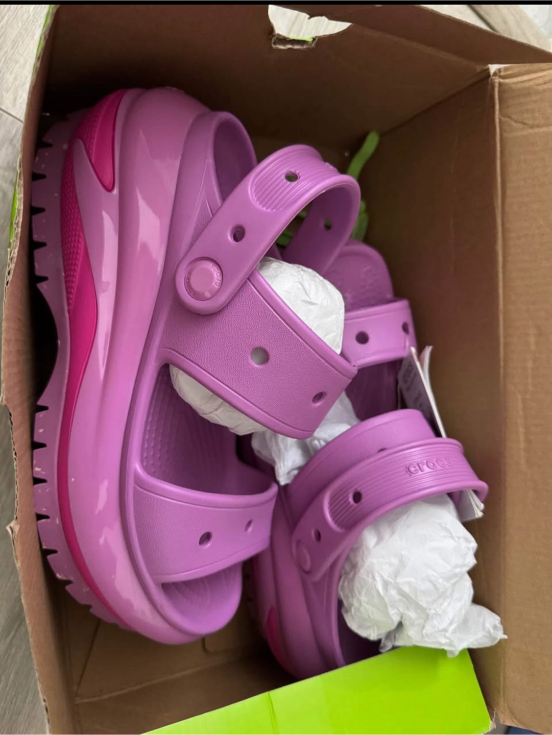 Crocs Mega Crush Sandal - Purple - Women's Size 6 - photo 2